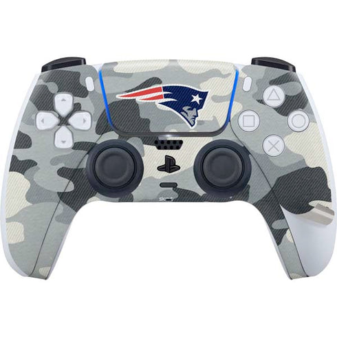 NFL New England Patriots Camo PS5 Pro Disk Bundle Skin