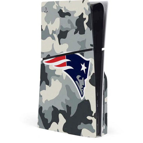 NFL New England Patriots Camo PlayStation PS5 Skins