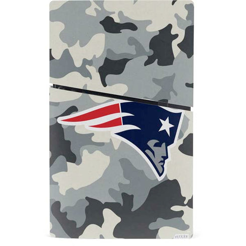 NFL New England Patriots Camo PS5 Slim Digital Edition Console Skin