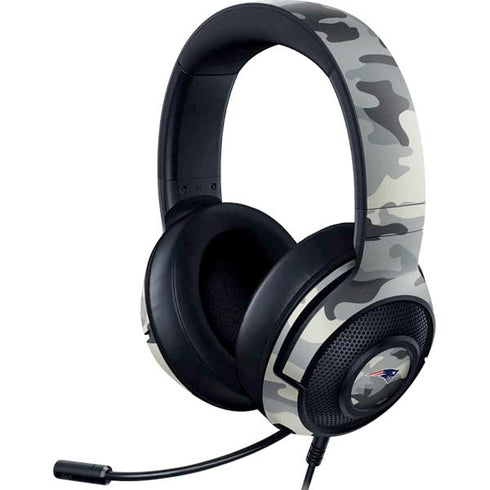 NFL New England Patriots Camo Razer Kraken X Skin
