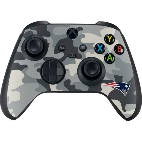 NFL New England Patriots Camo Xbox Series X Controller Skin