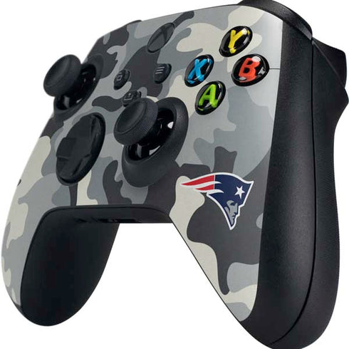 NFL New England Patriots Camo Xbox Series X Controller Skin