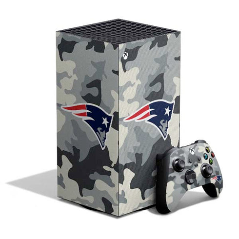 NFL New England Patriots Camo XBox Series X Digital Edition Bundle Skin