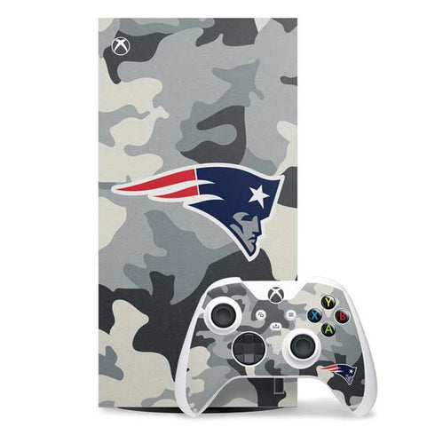 NFL New England Patriots Camo Xbox Series X Skins