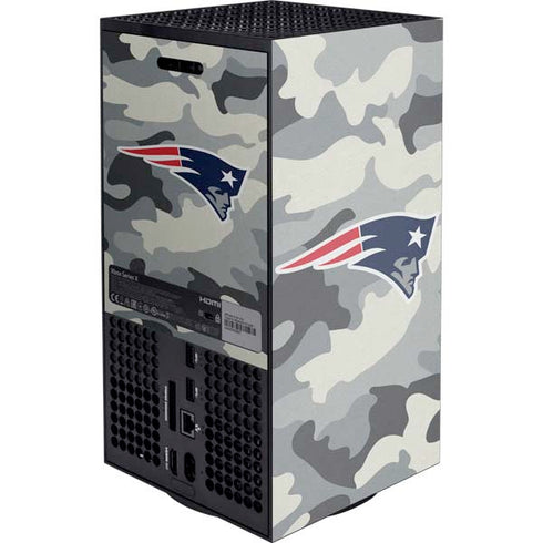 NFL New England Patriots Camo XBox Series X Digital Edition Console Skin