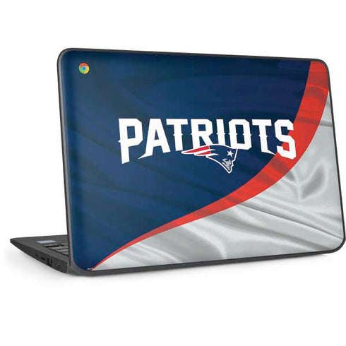 NFL New England Patriots HP Chromebook Skin