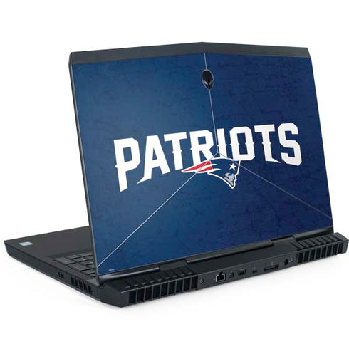 NFL New England Patriots Distressed Dell Alienware Skin