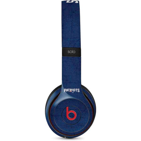 NFL New England Patriots Distressed Beats Solo 3 Wireless Skin