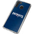 NFL New England Patriots Distressed Galaxy A21 Clear Case