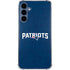 NFL New England Patriots Distressed Galaxy A35 5G Clear Case