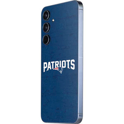 NFL New England Patriots Distressed Galaxy A35 5G Skin