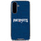 NFL New England Patriots Distressed Galaxy A36 5G Clear Case