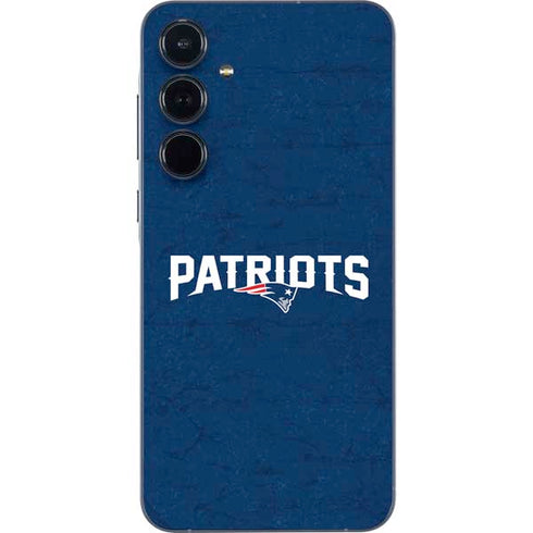 NFL New England Patriots Distressed Galaxy A36 5G Skin