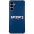 NFL New England Patriots Distressed Galaxy A55 5G Clear Case