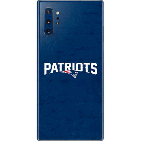 NFL New England Patriots Distressed Galaxy Note 10 Plus Skin
