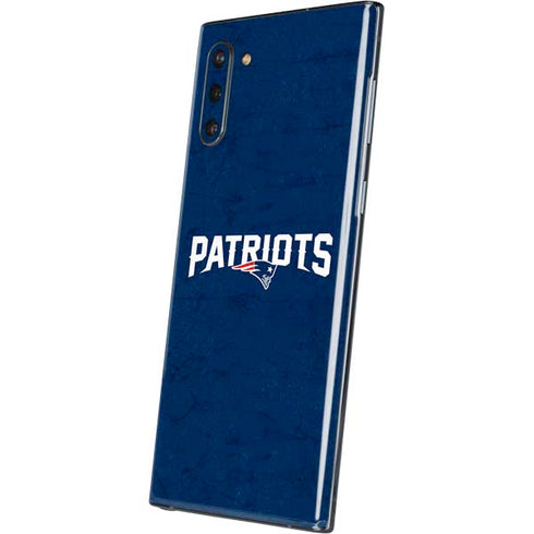 NFL New England Patriots Distressed Galaxy Note 10 Skin