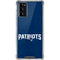 NFL New England Patriots Distressed Galaxy Note20 5G Clear Case