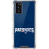NFL New England Patriots Distressed Galaxy Note20 5G Clear Case