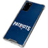 NFL New England Patriots Distressed Galaxy Note20 5G Clear Case