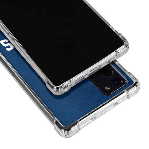 NFL New England Patriots Distressed Galaxy Note20 5G Clear Case