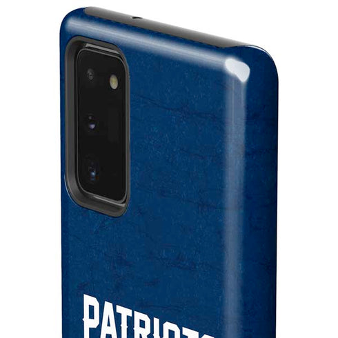NFL New England Patriots Distressed Galaxy Note20 5G Pro Case