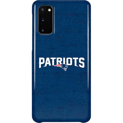 NFL New England Patriots Distressed Galaxy S20 Lite Case