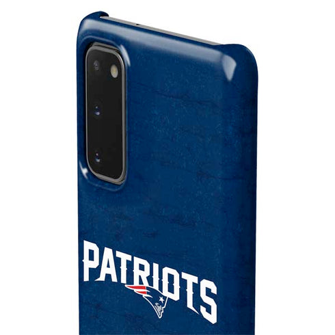 NFL New England Patriots Distressed Galaxy S20 Lite Case