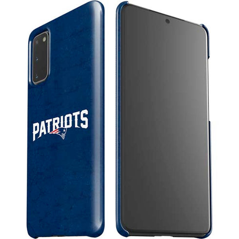 NFL New England Patriots Distressed Galaxy S20 Lite Case