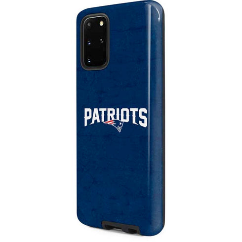 NFL New England Patriots Distressed Galaxy S20 Plus Pro Case