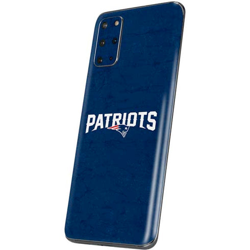 NFL New England Patriots Distressed Galaxy S20 Plus Skin