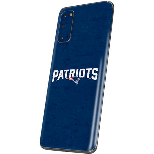 NFL New England Patriots Distressed Galaxy S20 Skin