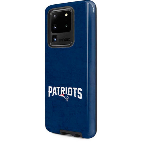 NFL New England Patriots Distressed Galaxy S20 Ultra 5G Pro Case