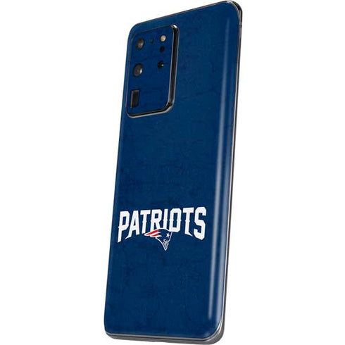 NFL New England Patriots Distressed Galaxy S20 Ultra 5G Skin