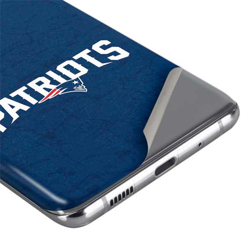NFL New England Patriots Distressed Galaxy S20 Ultra 5G Skin