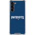 NFL New England Patriots Distressed Galaxy S24 FE Clear Case