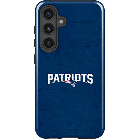 NFL New England Patriots Distressed Galaxy S25 Impact Case