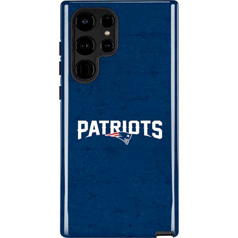 NFL New England Patriots Distressed Galaxy S25 Ultra Impact Case