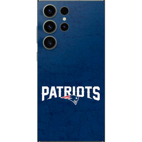 NFL New England Patriots Distressed Galaxy S24 Ultra Skin