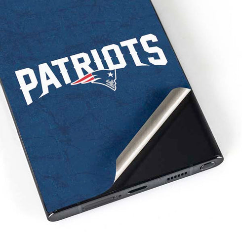 NFL New England Patriots Distressed Galaxy S25 Ultra Skin