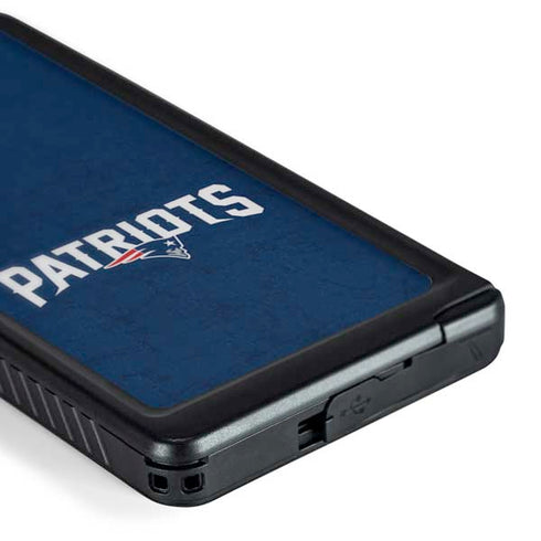 NFL New England Patriots Distressed Galaxy S24 Ultra Waterproof Case