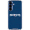 NFL New England Patriots Distressed Galaxy S25 Clear Case