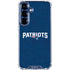 NFL New England Patriots Distressed Galaxy S25 Plus Clear Case