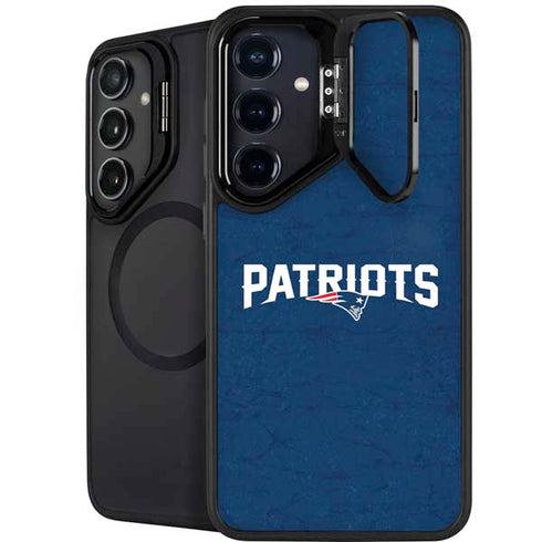 NFL New England Patriots Distressed Galaxy S26 Kickstand Case