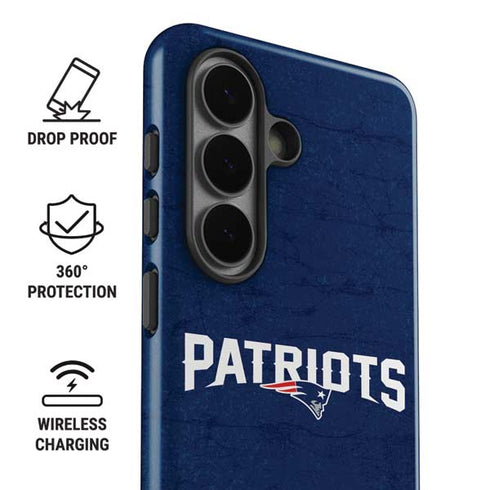 NFL New England Patriots Distressed Galaxy S26 Plus Impact Case