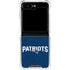 NFL New England Patriots Distressed Galaxy Z Flip6 Clear Case