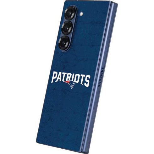 NFL New England Patriots Distressed Galaxy Z Fold6 Skin