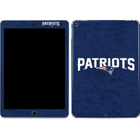 NFL New England Patriots Distressed iPad Skins