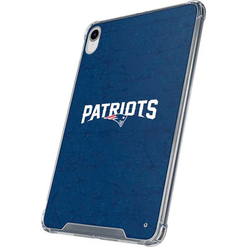 NFL New England Patriots Distressed iPad 11th Gen (2025) Clear Case