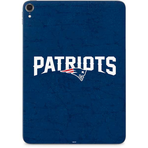 NFL New England Patriots Distressed Apple iPad Pro Skin