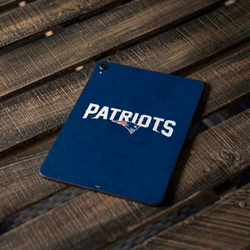 NFL New England Patriots Distressed Apple iPad Pro Skin